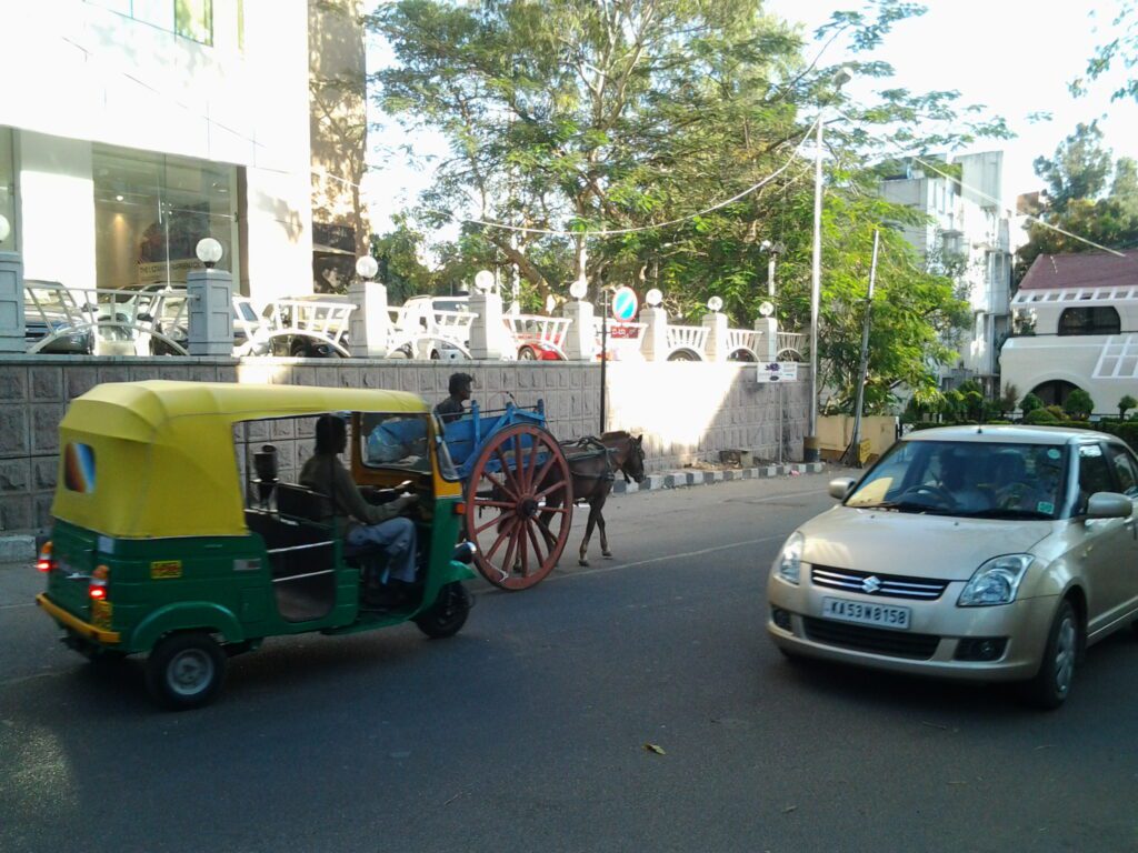 A scene in Bengaluru, Karnataka, India