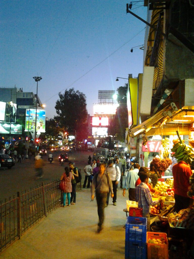 A scene in Bengaluru, Karnataka, India