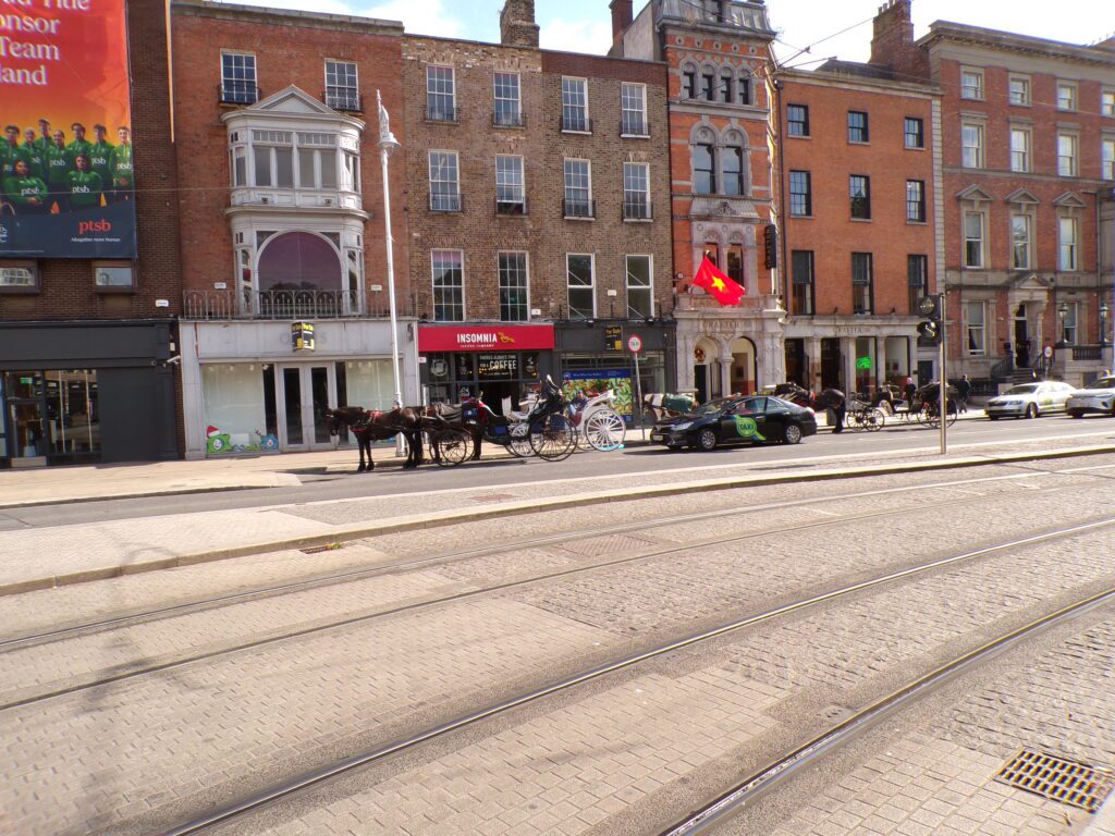 A scene in Dublin