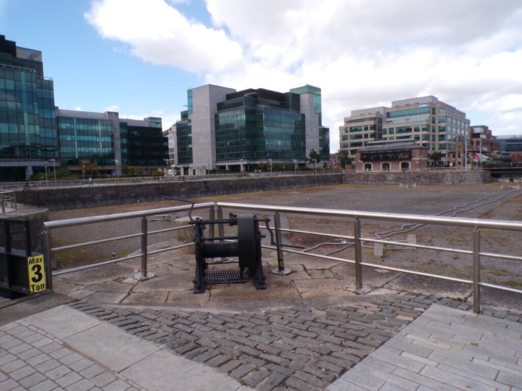 A scene in Dublin near the EPIC museum