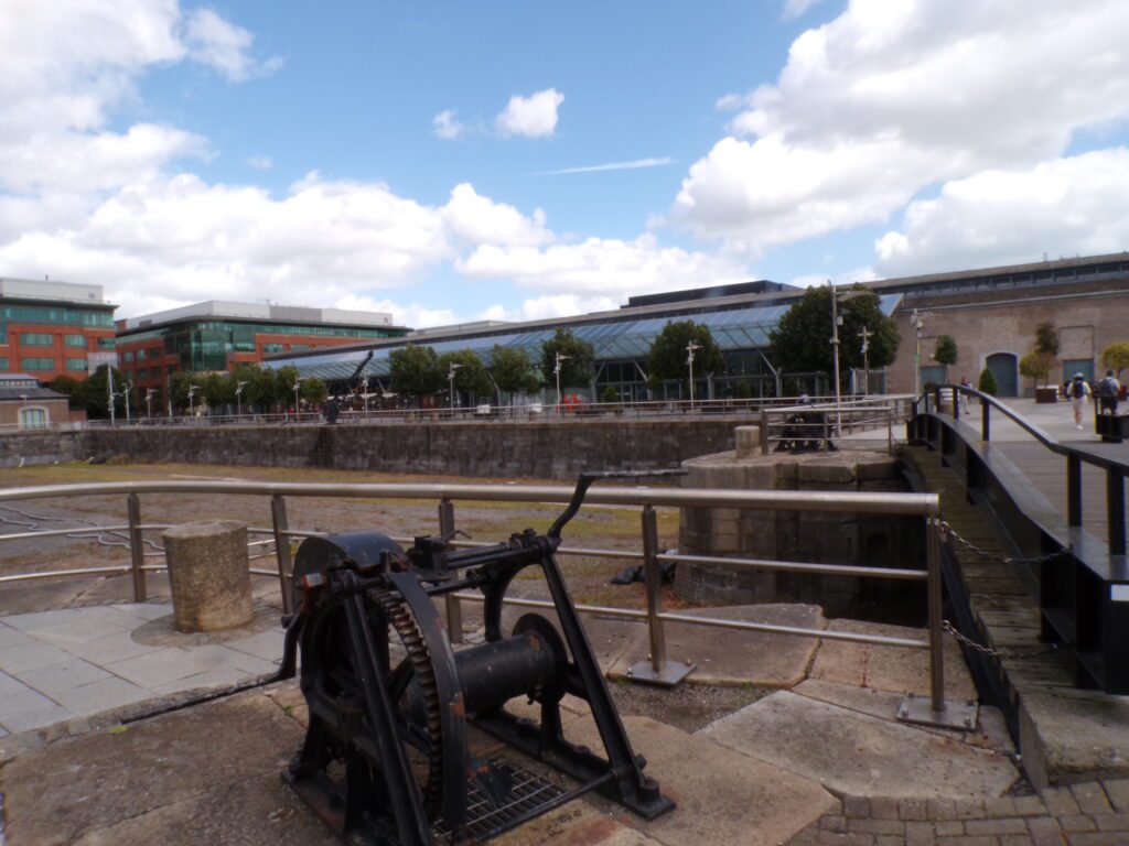 A scene in Dublin near the EPIC museum