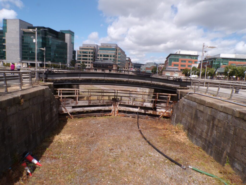 A scene in Dublin near the EPIC Museum