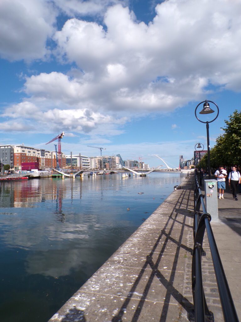 A view near the River Liffey in Dublin