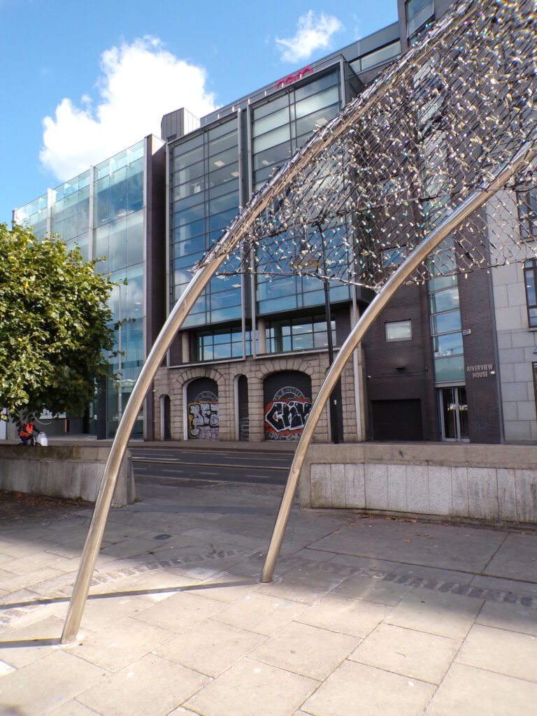 A view near the River Liffey in Dublin