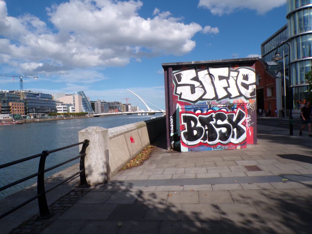 A view near the River Liffey in Dublin