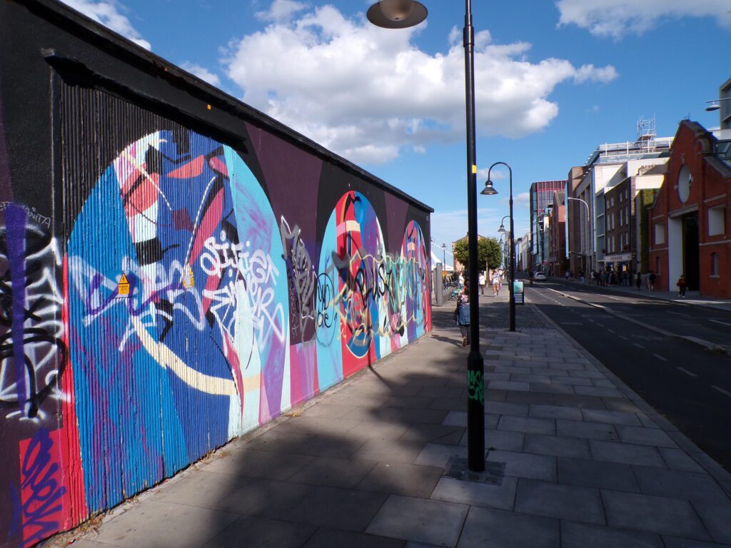 A view near the River Liffey in Dublin