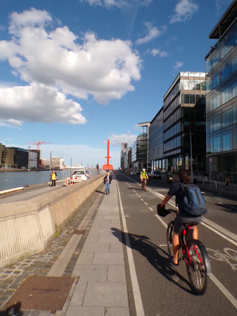 A view near the River Liffey in Dublin