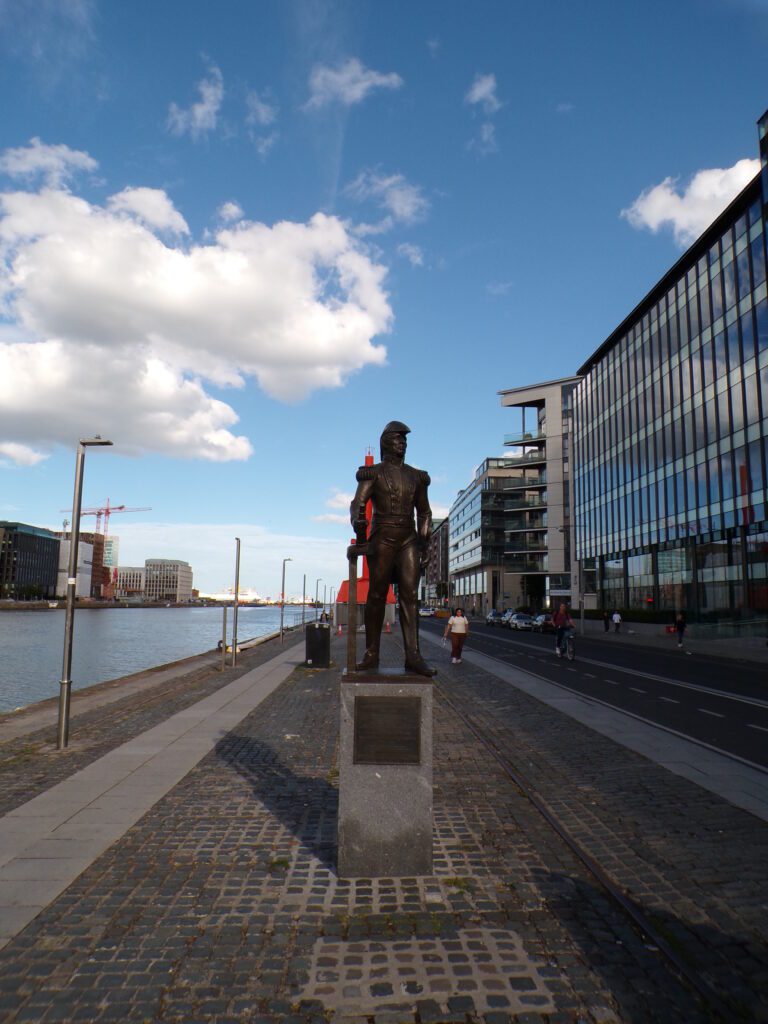 A view near the River Liffey in Dublin