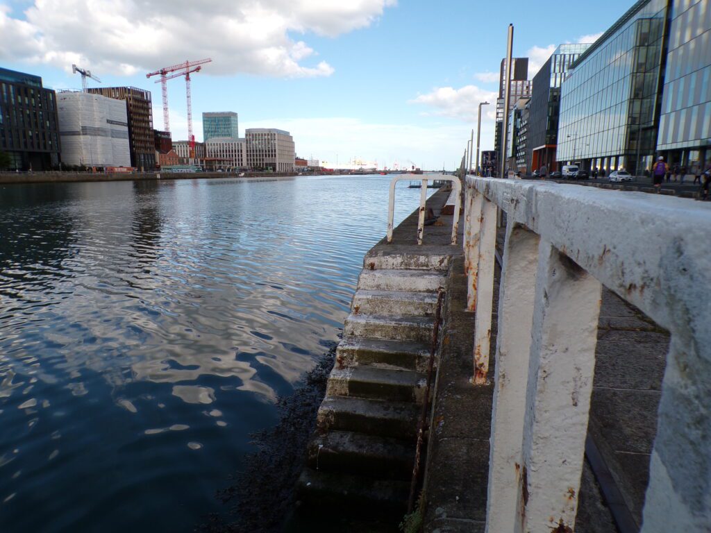 A view near the River Liffey in Dublin