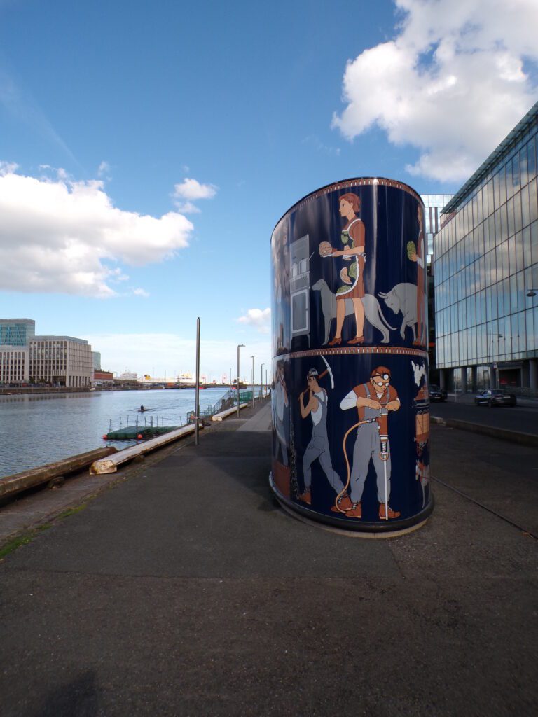 A view near the River Liffey in Dublin