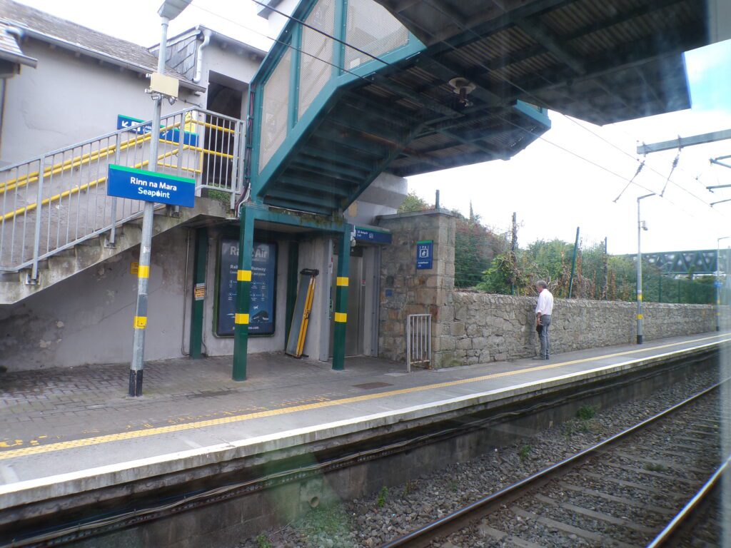 A view of the DART Seapoint Station