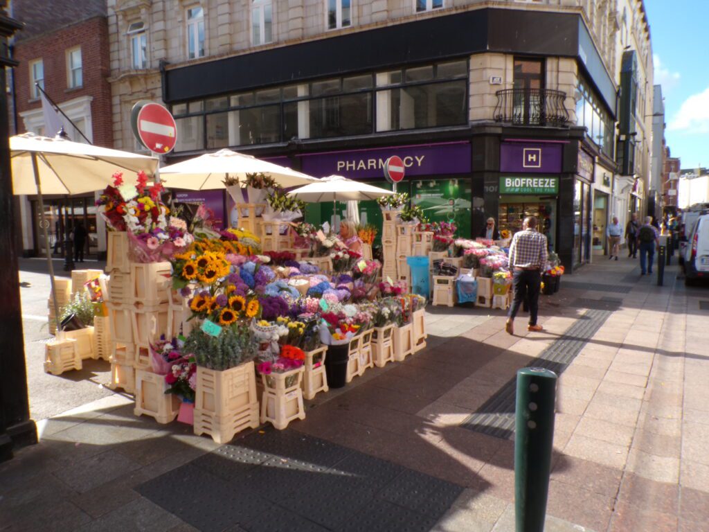 A scene on Grafton Street in Dublin