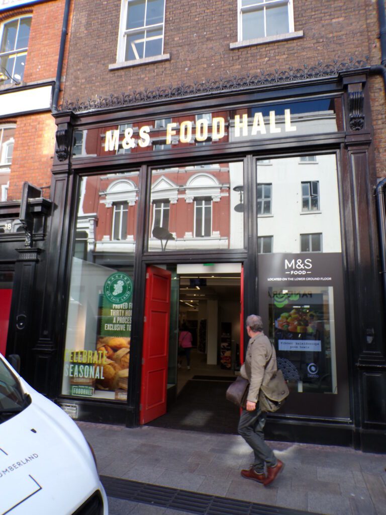 A scene on Grafton Street in Dublin