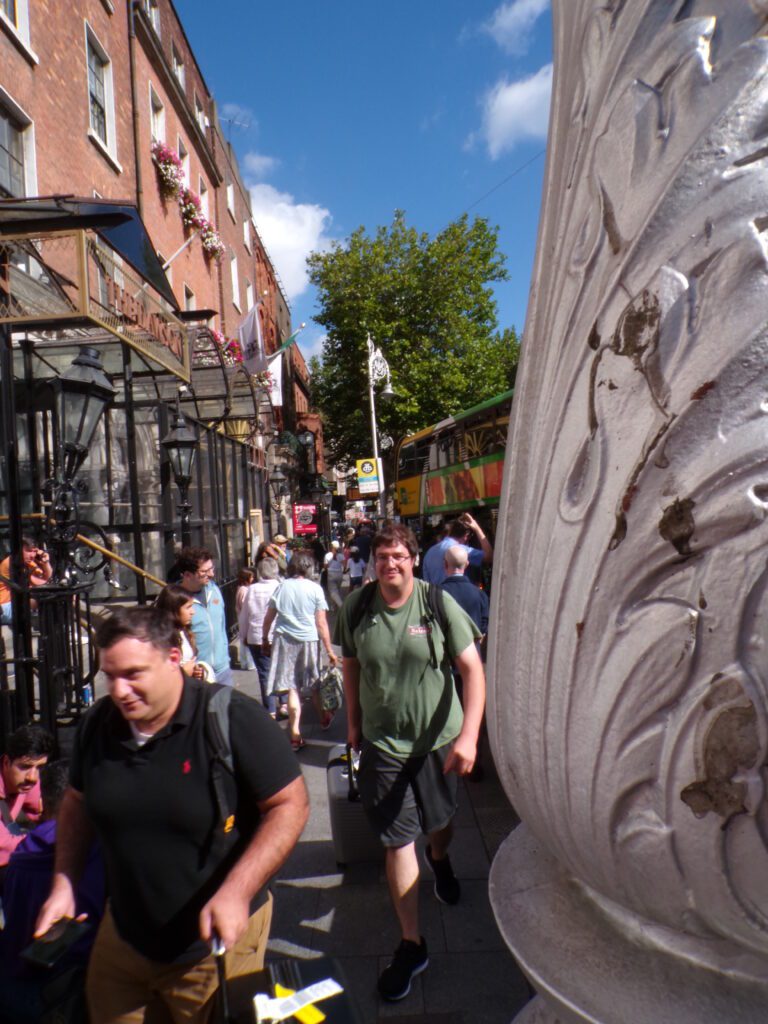 A scene on Dawson Street in Dublin