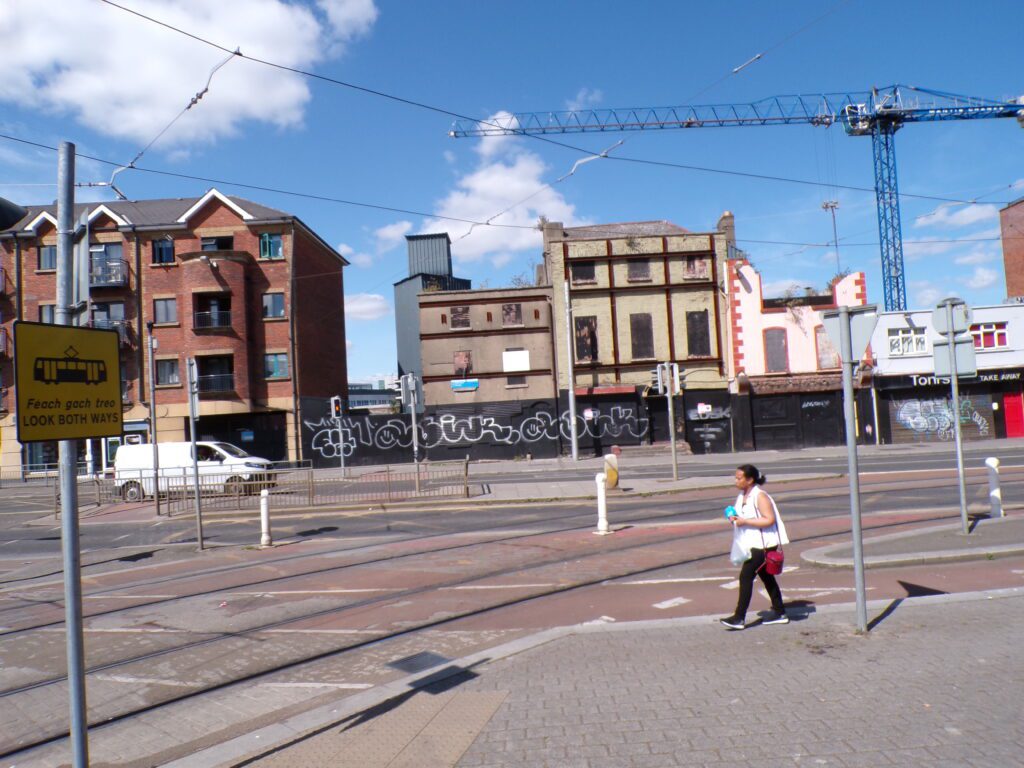 A view near Saint James Hospital in Dublin