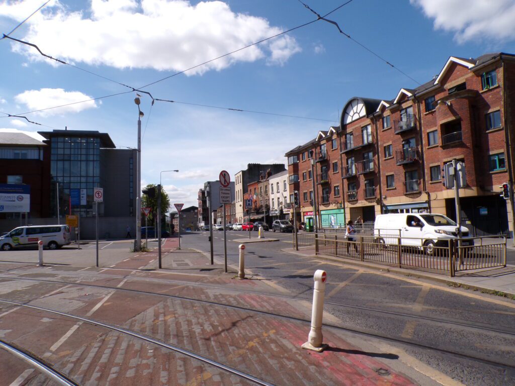 A view near Saint James Hospital in Dublin