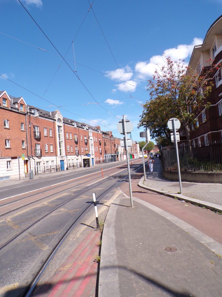 A view of James Street in Dublin