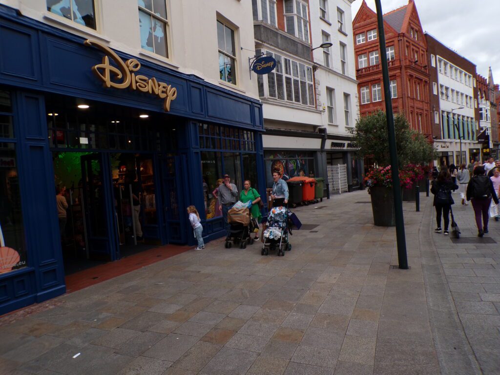 A view of Grafton Street in Dublin