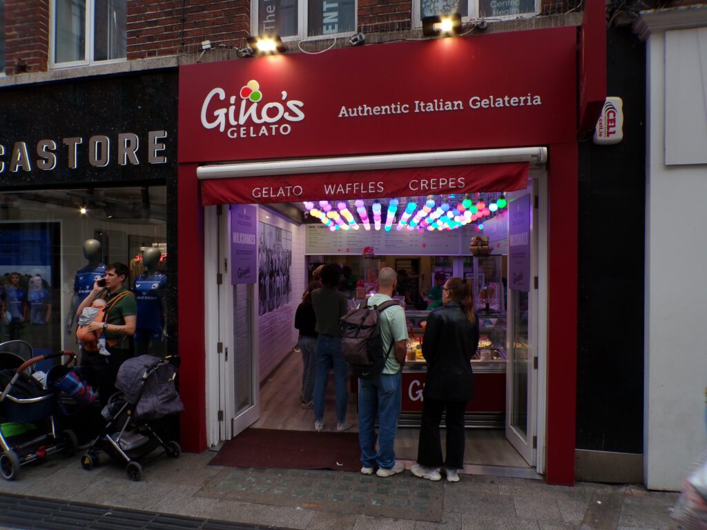 A view of South Great George's Street in Dublin