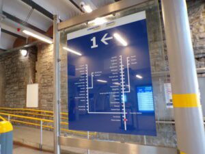 A scene of Dublin Pearse Station