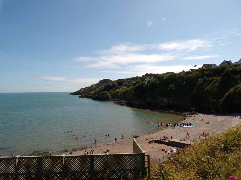 A view of Balscadden Beach