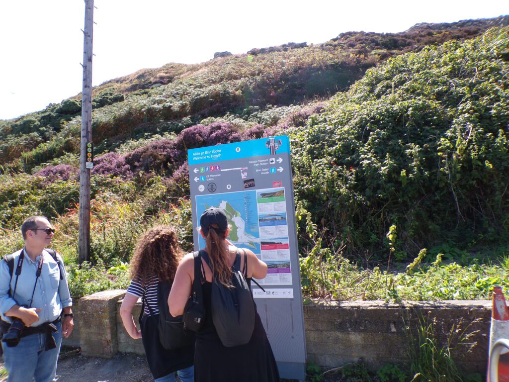 A view of the Howth Cliff Walk