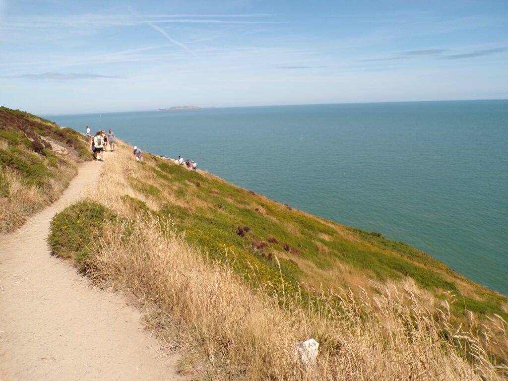 A view along the Howth Cliff Walk