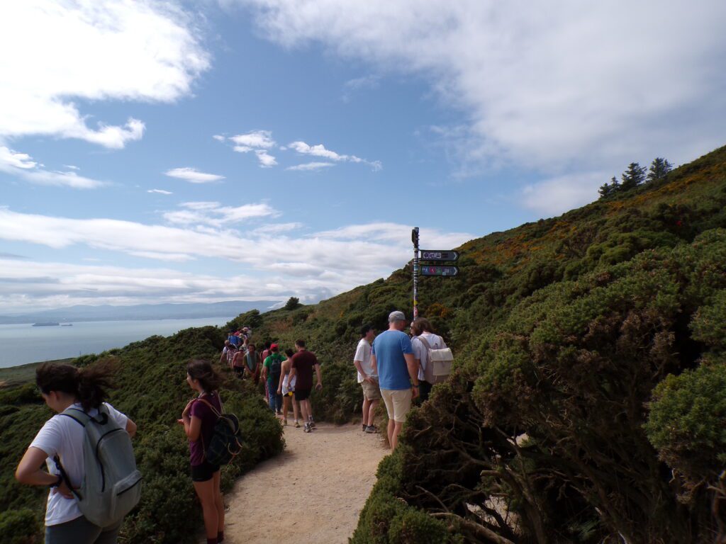 A view along the Howth Cliff Walk