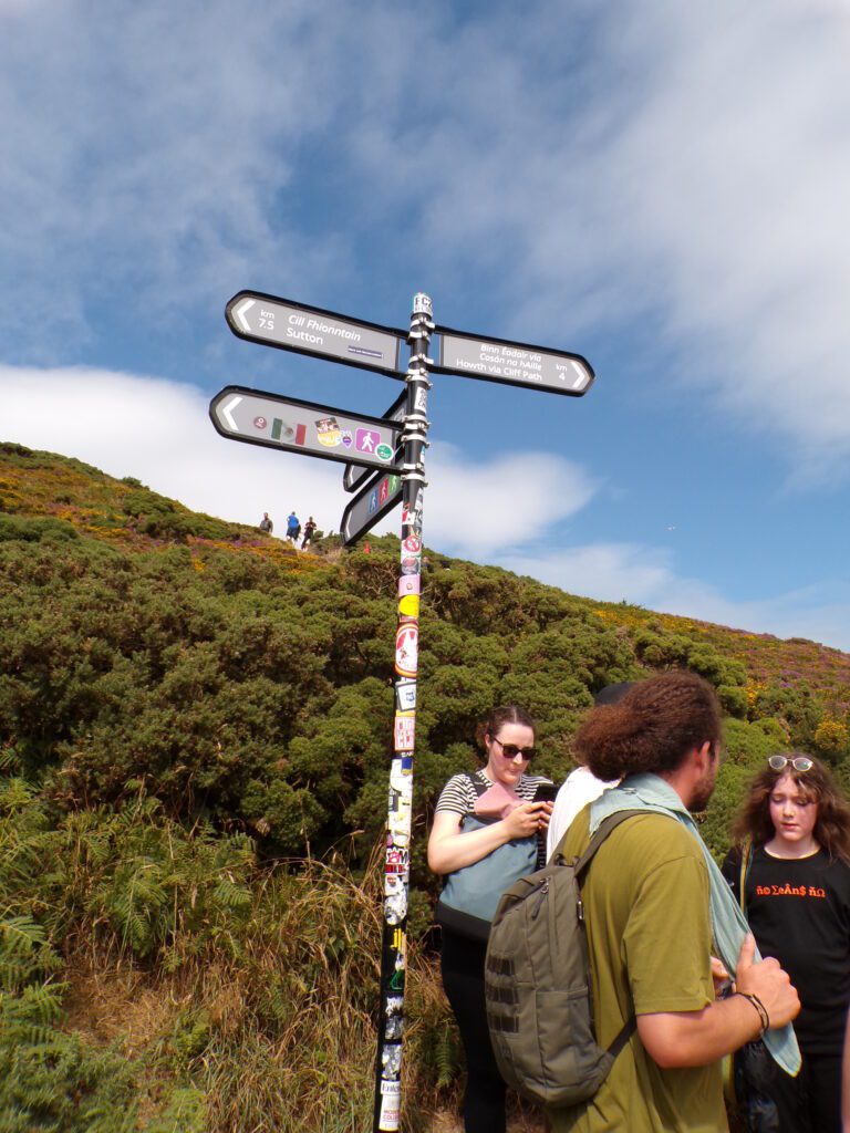 A view along the Howth Cliff Walk