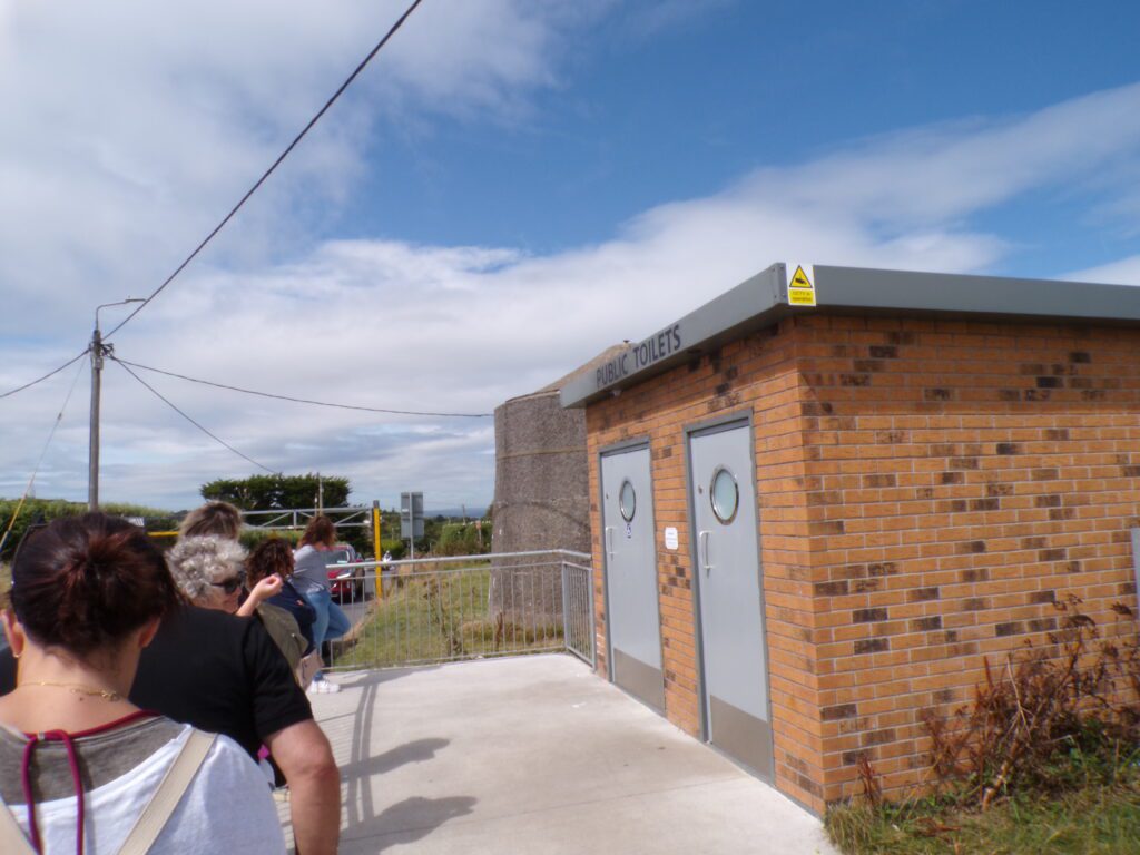 The public toilets at the summit of the Howth Cliff Walk