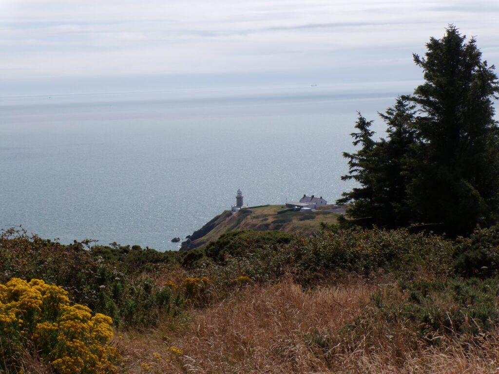 A view of Baily Lighthouse from the Howth Cliff Walk