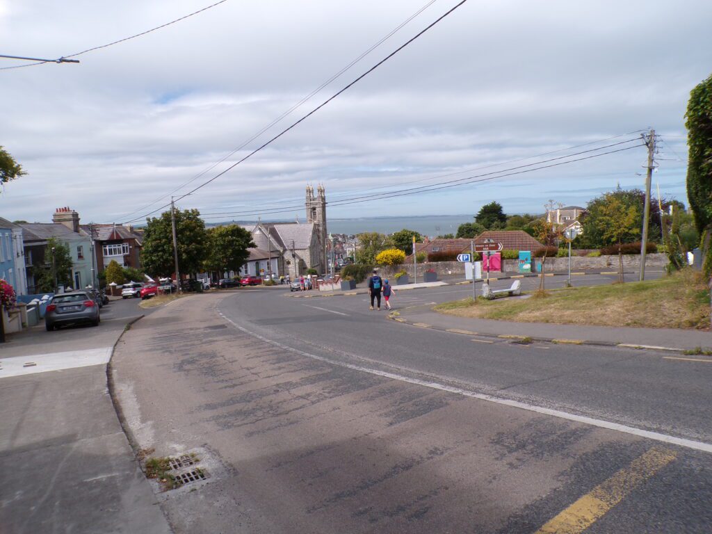 A view of Abbey Street in Howth