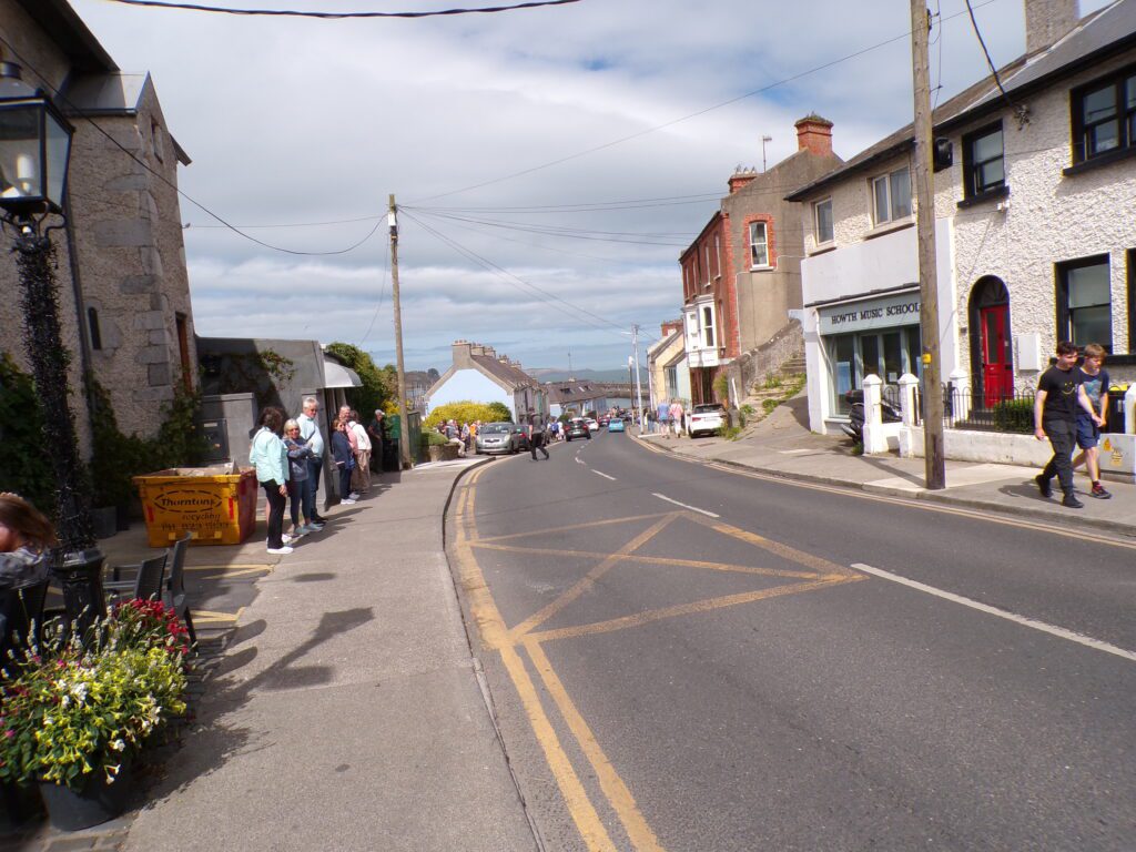 A view of Abbey Street in Howth