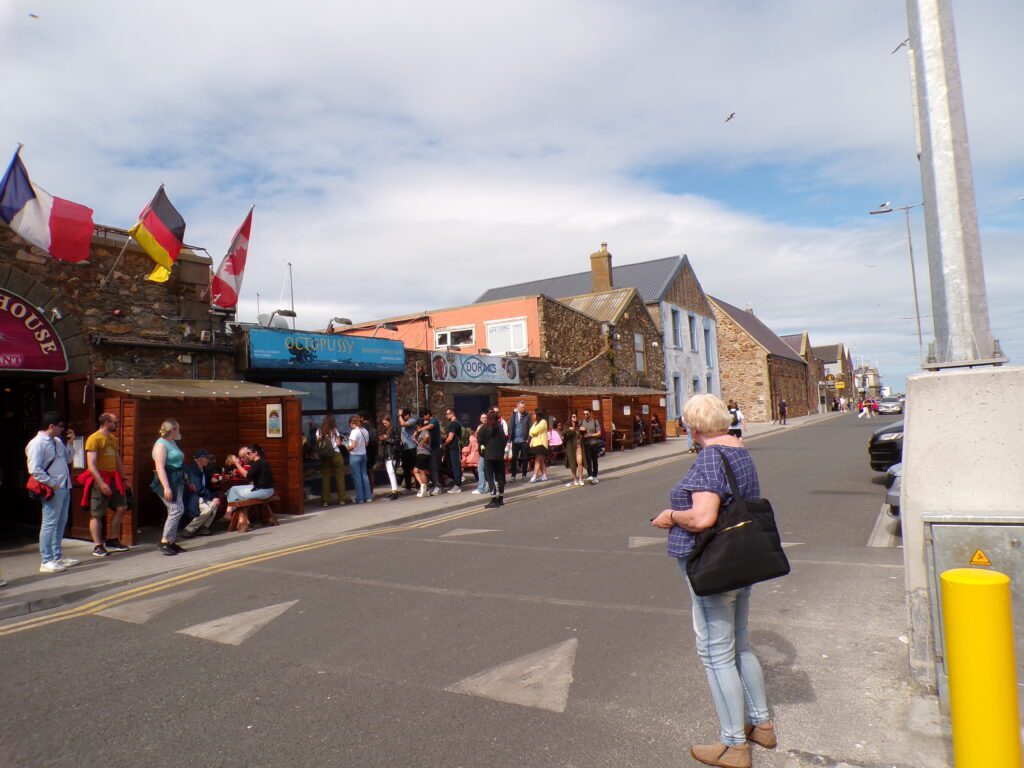 A view on W Pier in Howth