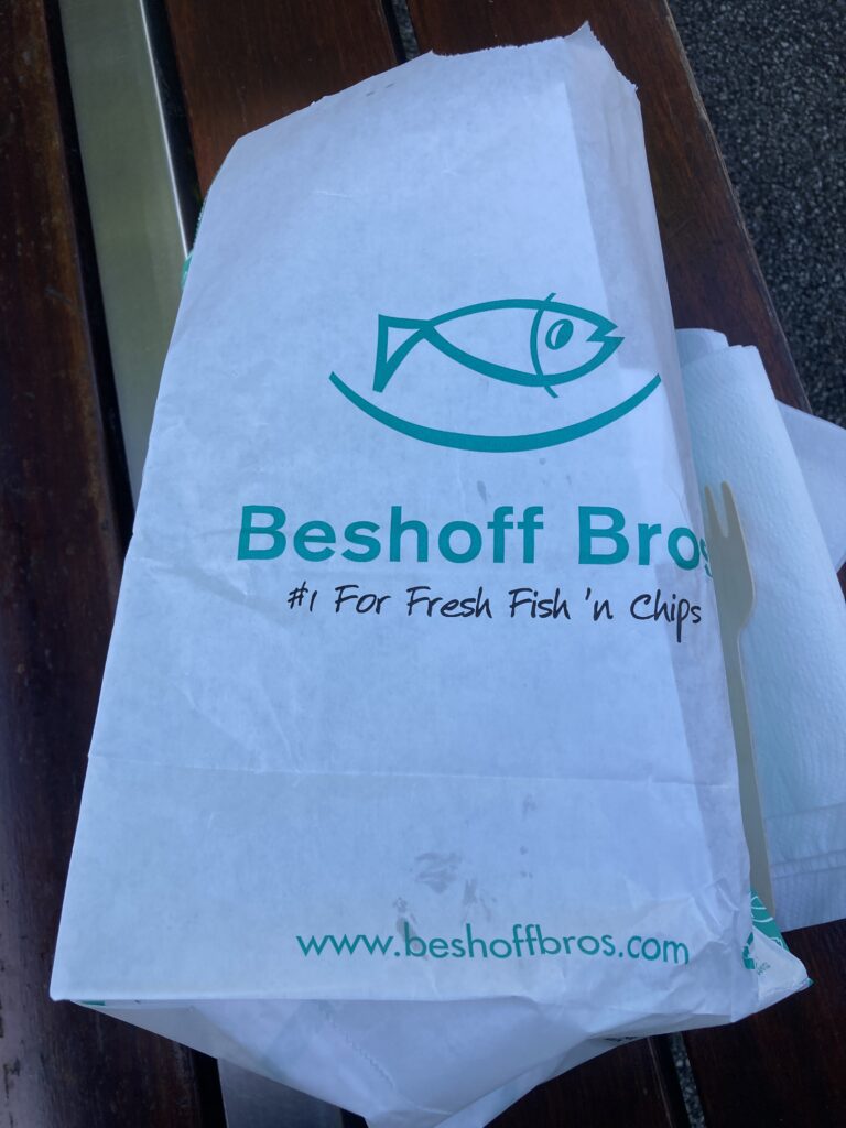 Haddock and Chips from Beshoff Bros in Howth