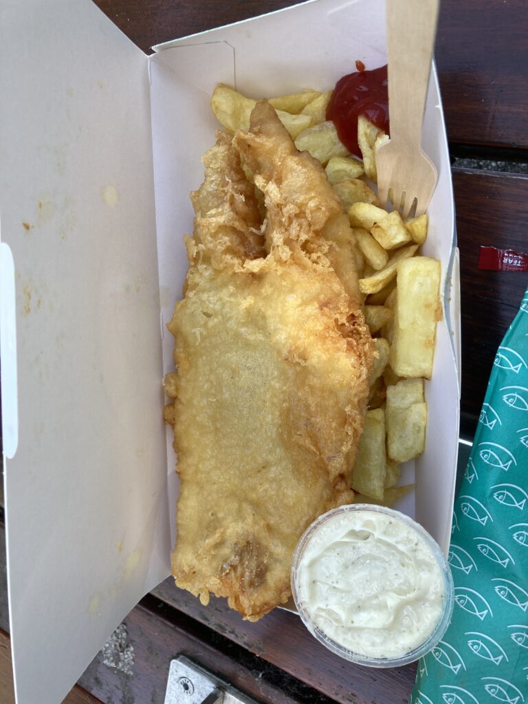 Haddock and Chips from Beshoff Bros in Howth