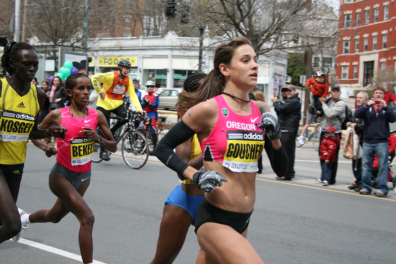 Boston Marathon 2009 - Leading Women. Stewart Dawson