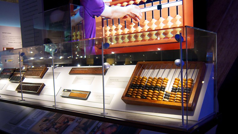 Abacus Display at the Computer History Museum