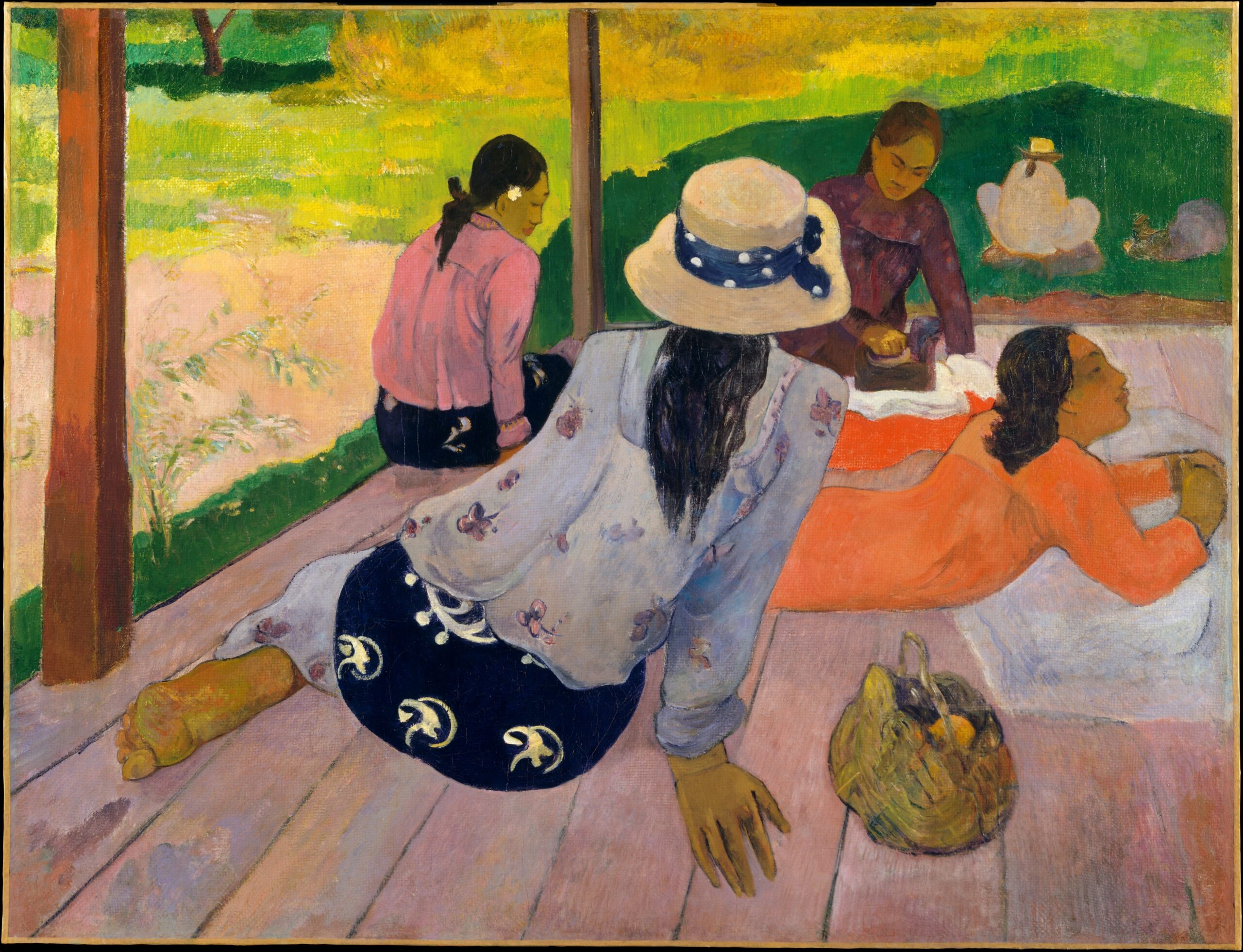 The Siesta. Paul Gauguin. ca. 1892–94