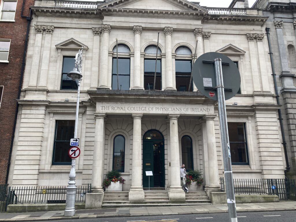 The Royal College of Physicians in Ireland building in Dublin