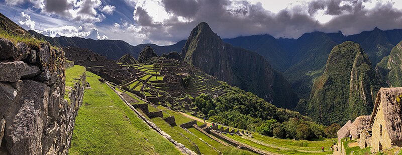 Panorama of Machu Picchu, Peru